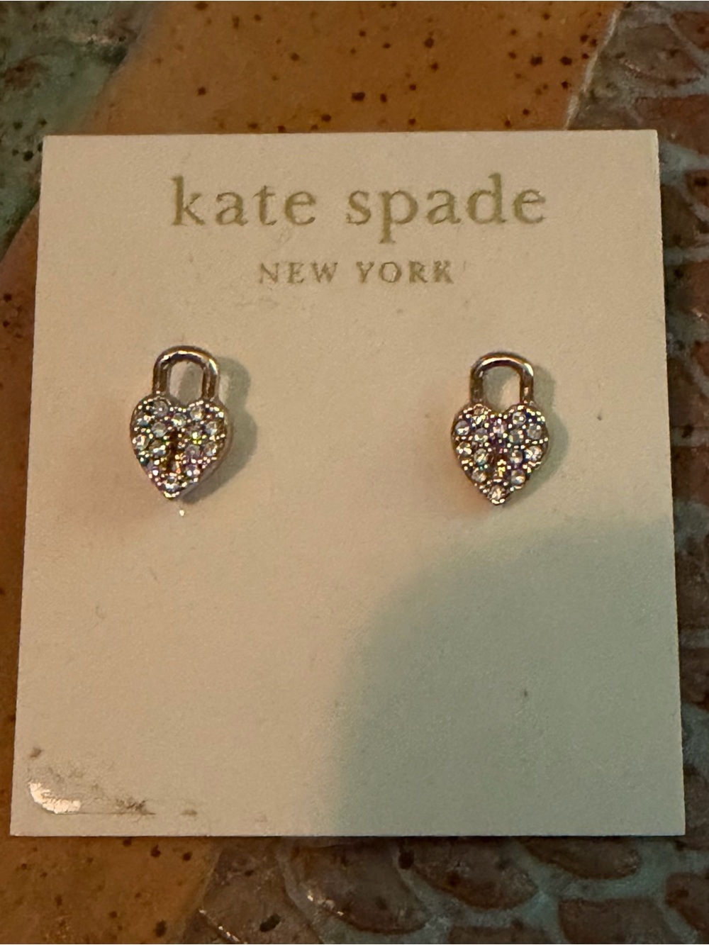 kate spade Dear Valentine Stud Earrings
